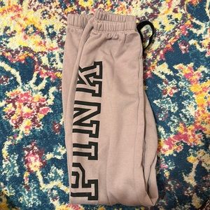 Pink brand Light purple colored sweatpants in perfect condition.